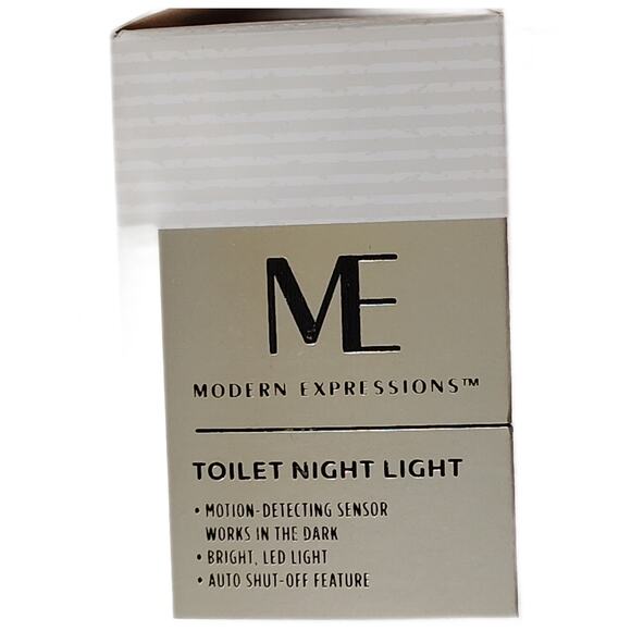 Modern Expressions Toilet Night Light – Motion Sensor LED, Auto Shut-Off - Picture 2 of 9